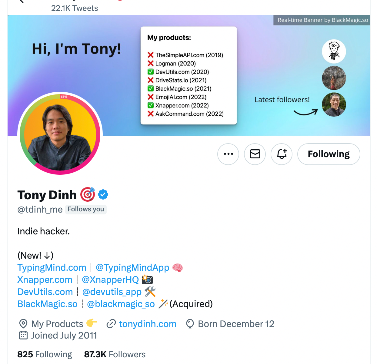 Tony Dinh twitter