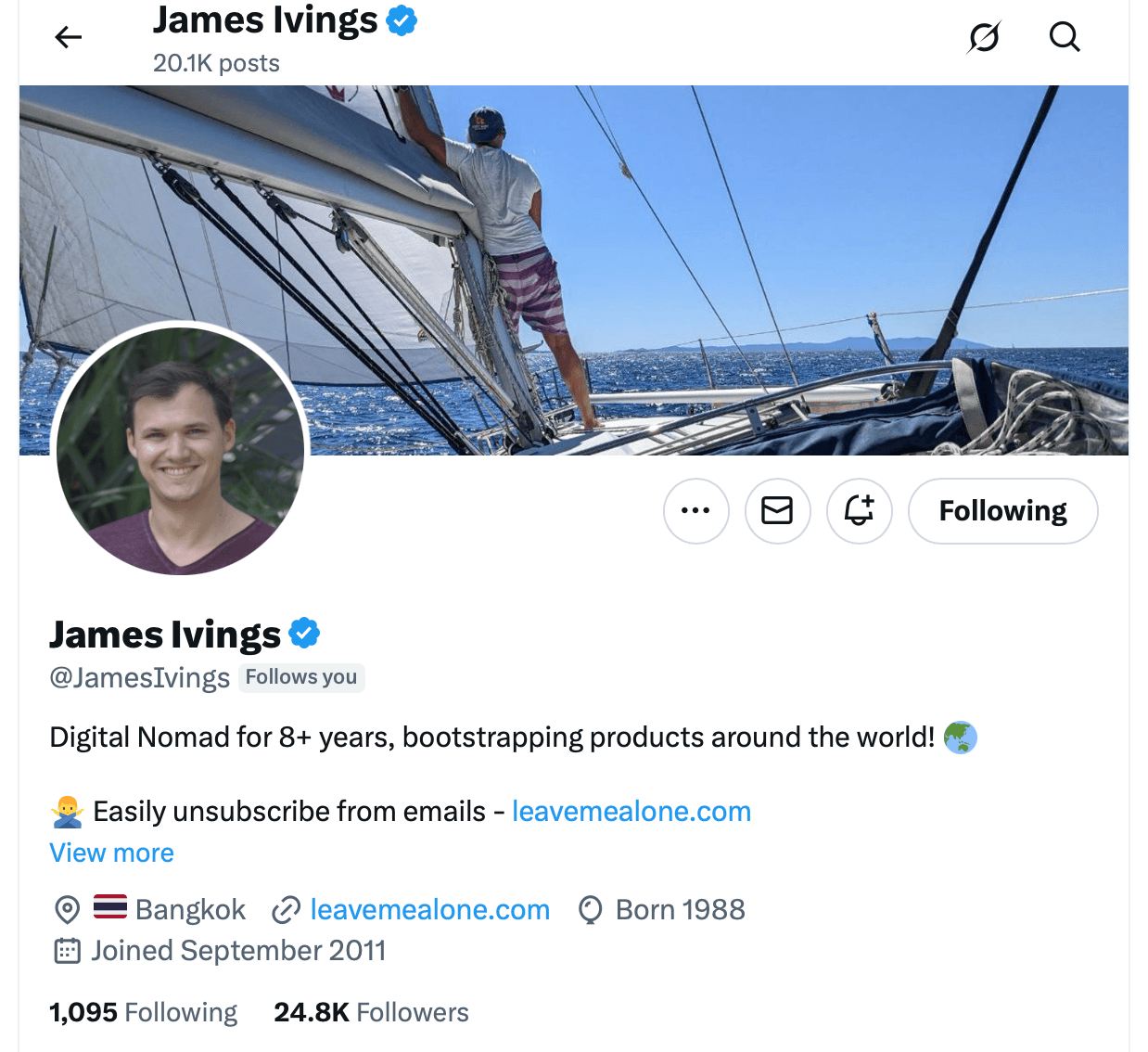 James Ivings profile