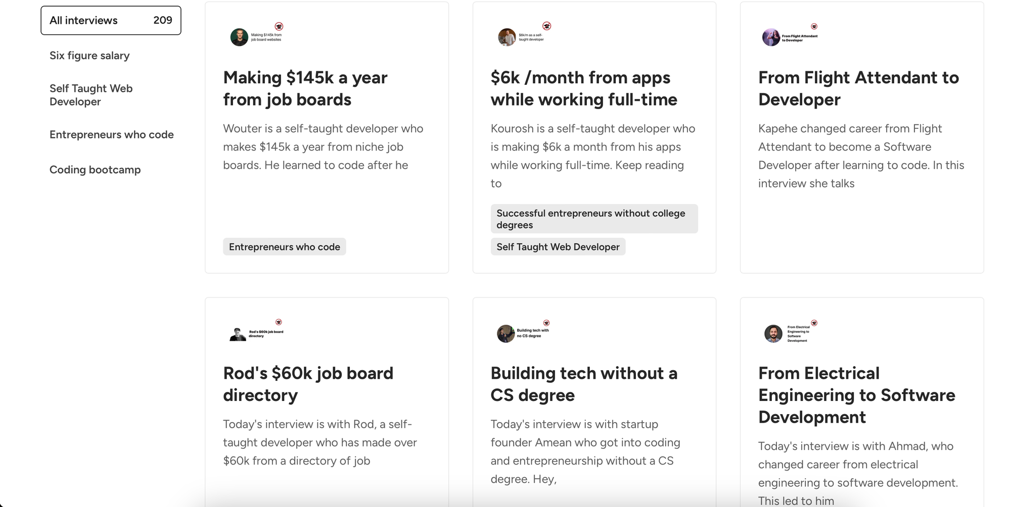 No CS Degree website home page