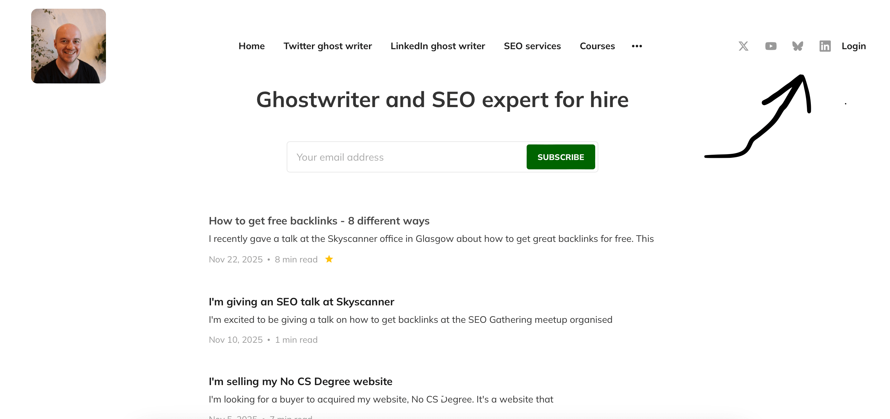 Adding social media icons with Claude
