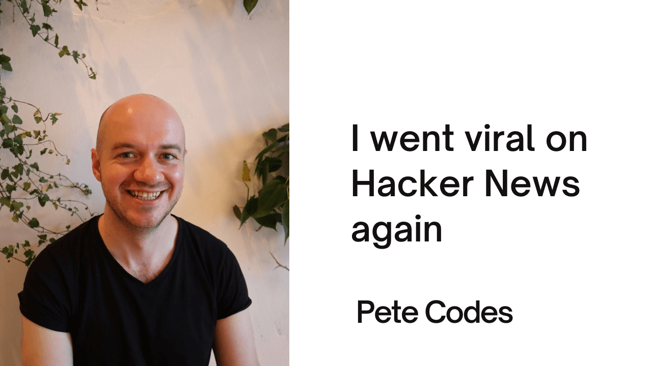 I went viral on Hacker News with my High Signal website