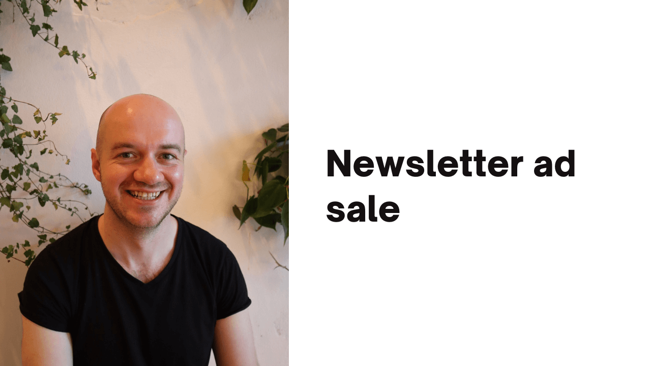 Newsletter ad sale