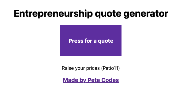 Random entrepreneur inspiring quotes
