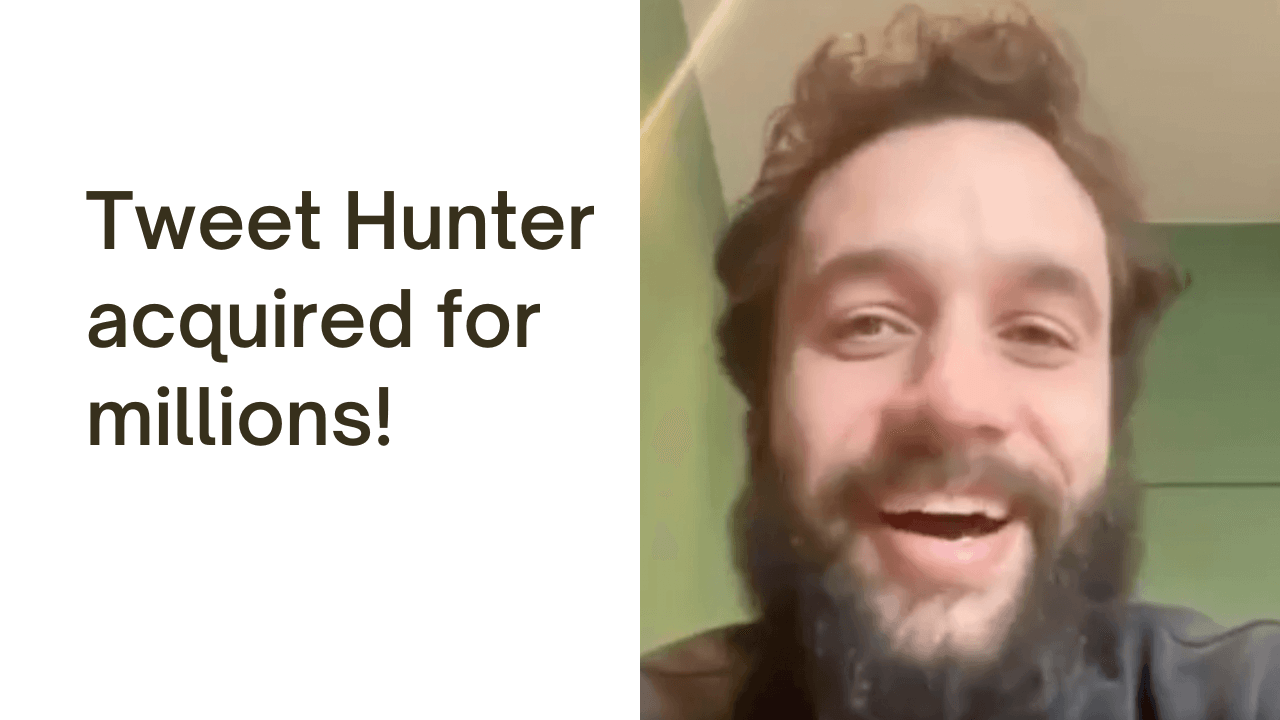 Tweet Hunter got acquired for millions - interview with CMO